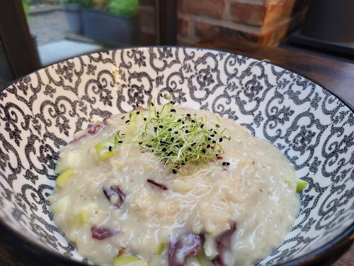 Photo de Risotto magret fumé et pomme granny