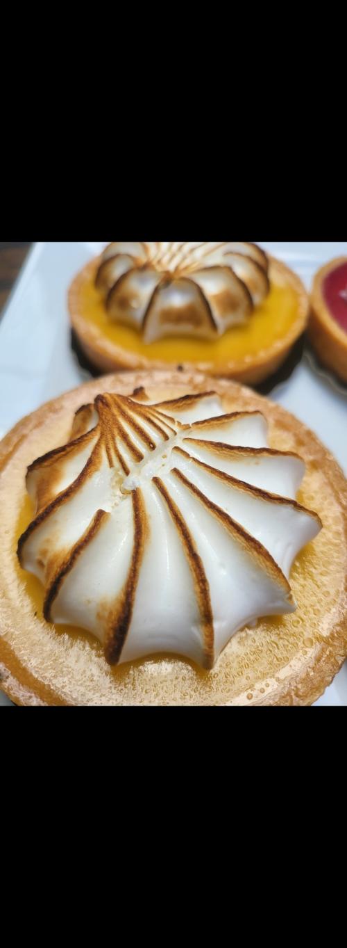Photo de Tartelette mangue meringuée